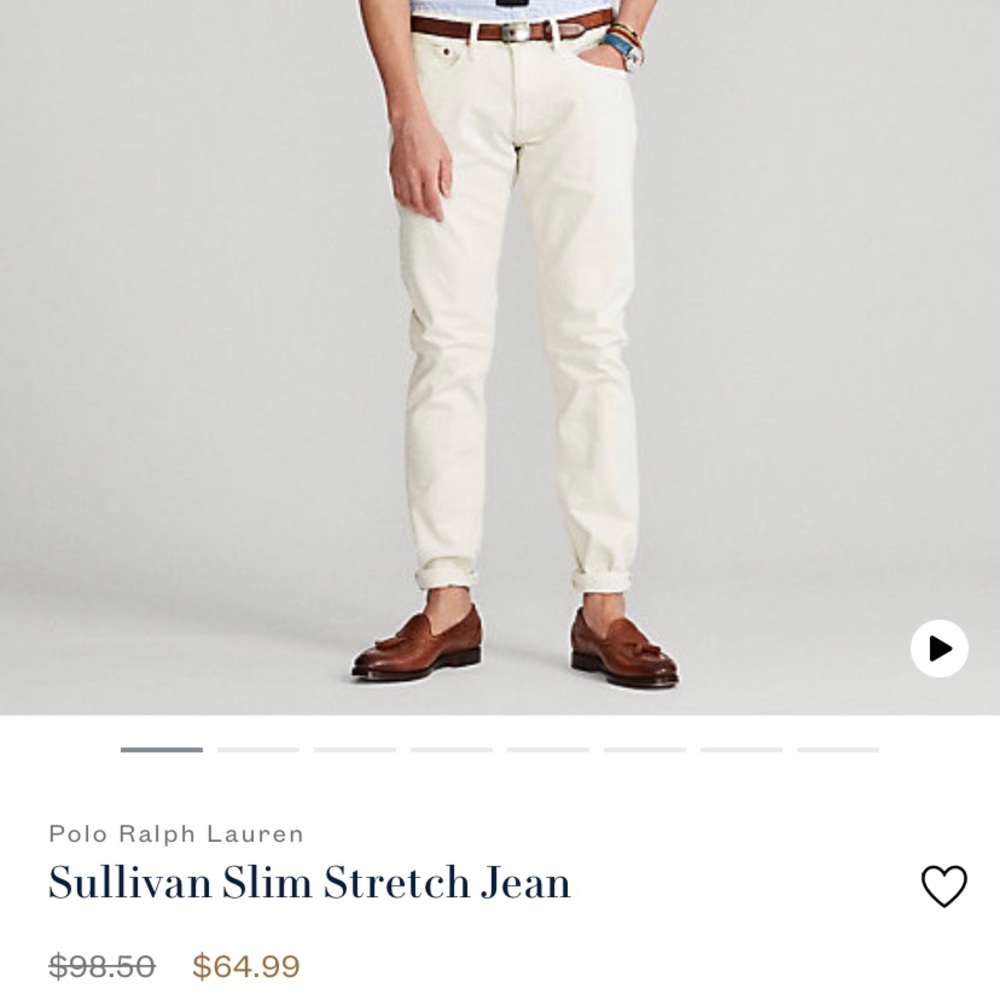 Polo Ralph Lauren
Sullivan Slim Stretch Jean
